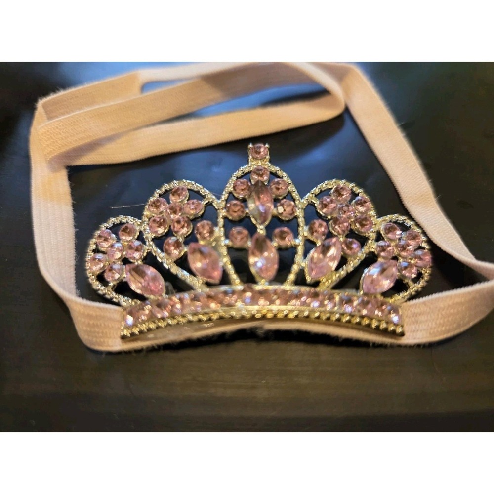 Newborn Photography Photoshoot Infant Crown Headband PINK